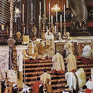 Pope St. John XXIII celebrates Latin Mass